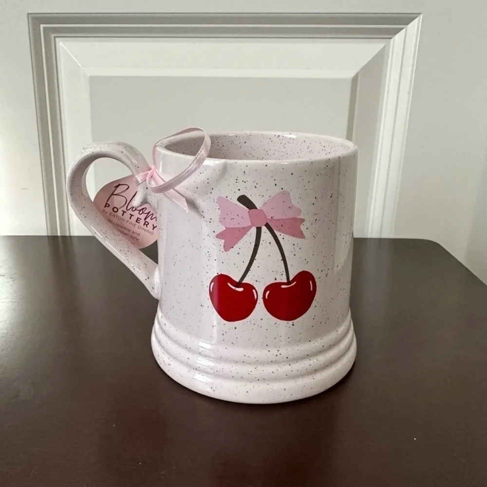 Pink Speckled Cherry Brew Style Mug